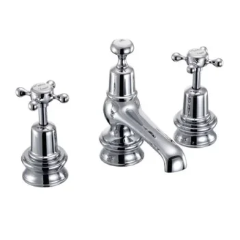 Burlington Qt Claremont Regal 3h Basin Chrome detail view - Image 2