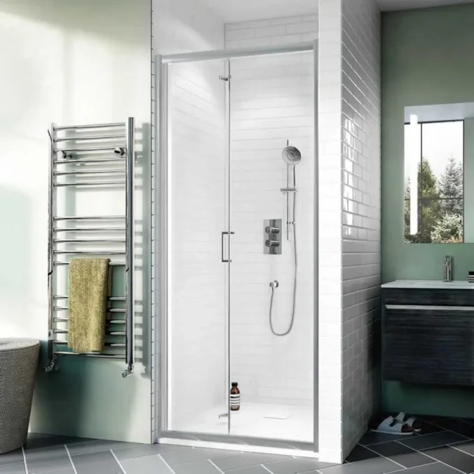 Crosswater Kai 6 Bifold Door 800 Silver product image - Image 2