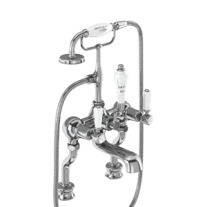 Burlington Qt Kensington Regal Deck Bath Shower Mixer Chrome