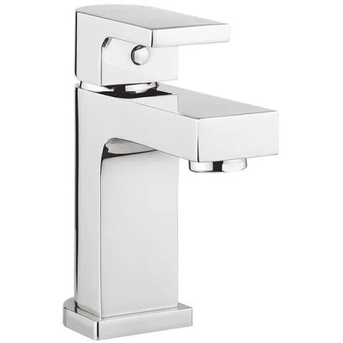 Crosswater Planet Basin Mini Monobloc with Click Clack Waste Chrome detail view - Image 3