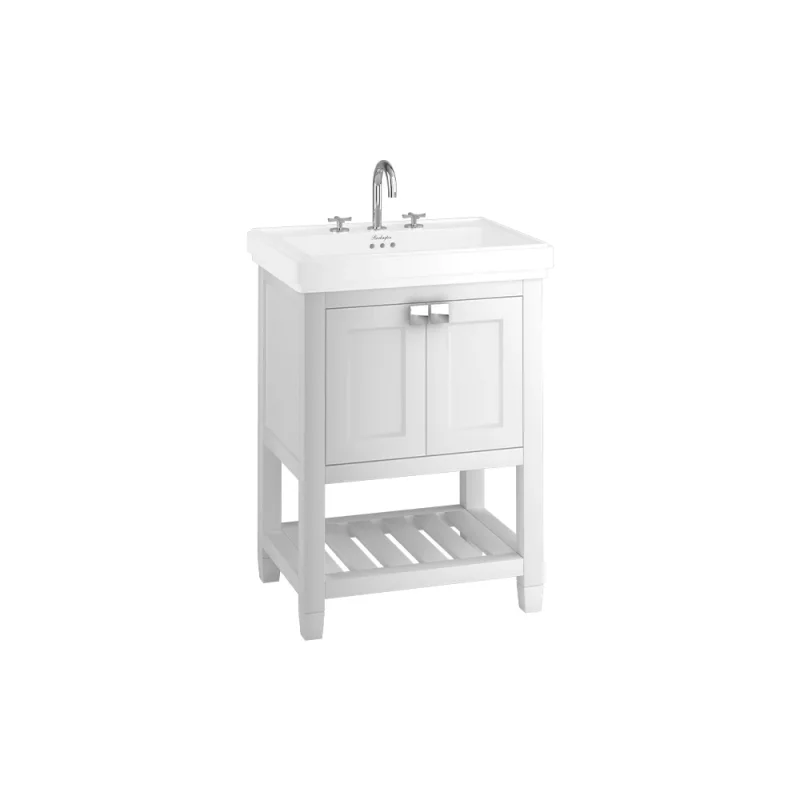 Burlington Riviera 650mm Vanity Unit White product image - Image 3