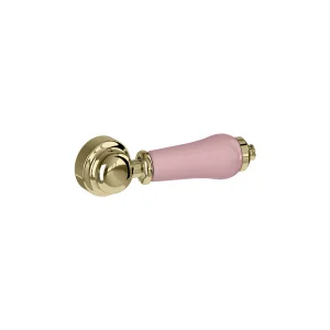 Burlington Concealed Cistern With Gold Pink Lever