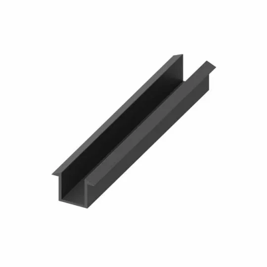 Abacus Glass Threshold Trim Piece - Black - 1200mm product image - Image 2