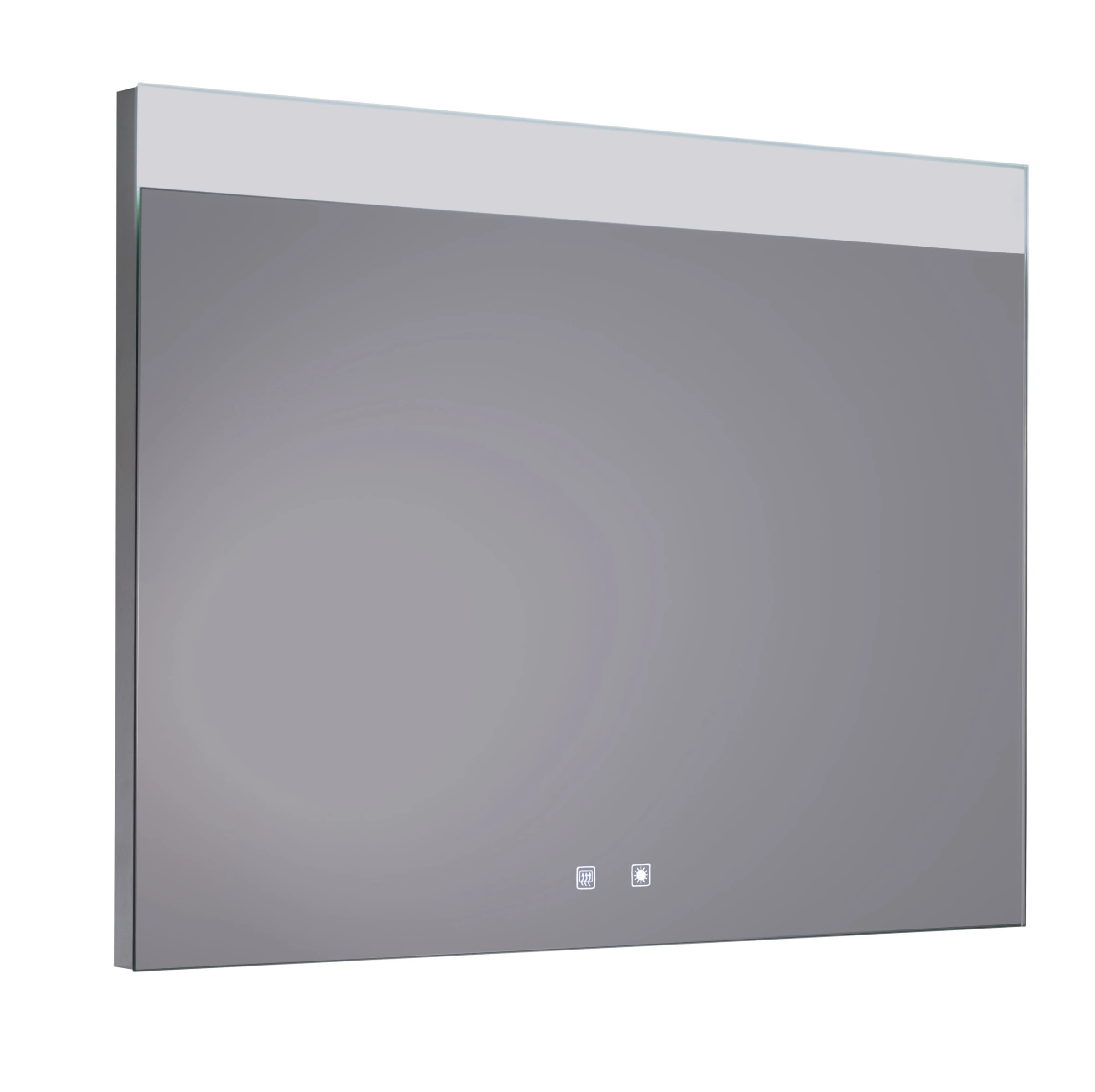 Just Taps Radiant - Mirror 800w X 600h - 2 Switch Button, Heating Pad