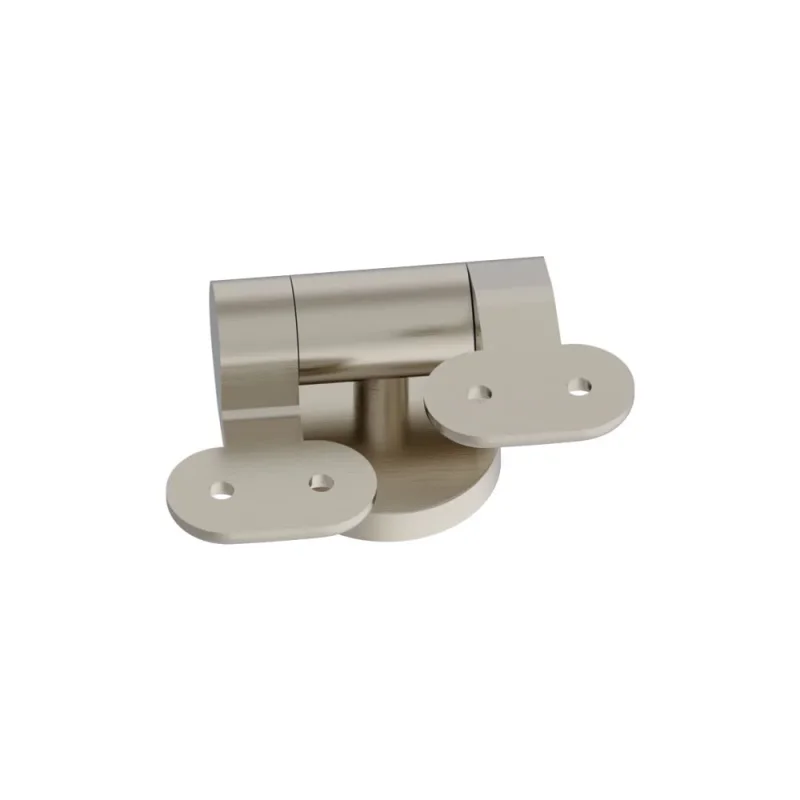 Burlington Soft Close Hinges (pair) Brushed Nickel detail view - Image 2