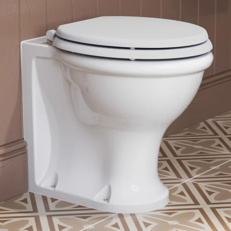 Burlington Guild Back To Wall Pan White detail view - Image 6