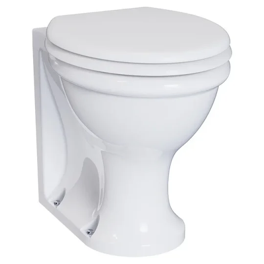 Burlington Guild Back To Wall Pan White detail view - Image 8