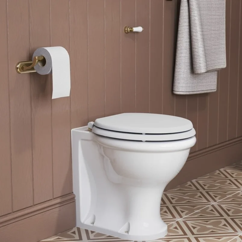 Burlington Guild Back To Wall Pan White detail view - Image 9