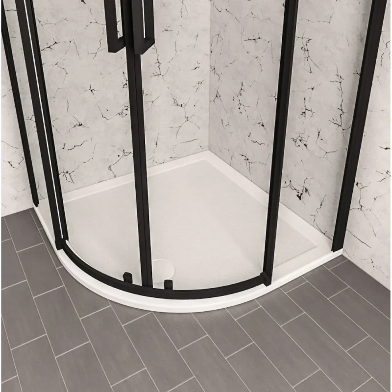 Eastbrook Corsair Anti-slip 800 Quad 28mm Shower Tray White detail view - Image 5