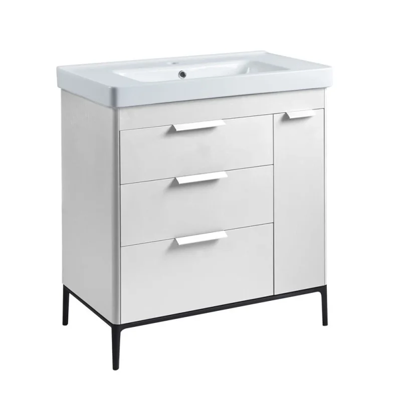 Roper Rhodes Fairmont 800mm Freestanding Unit - White product image - Image 2