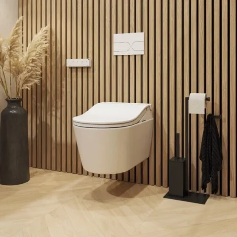 Toto Washlet Rw Auto Flush White Trim detail view - Image 3