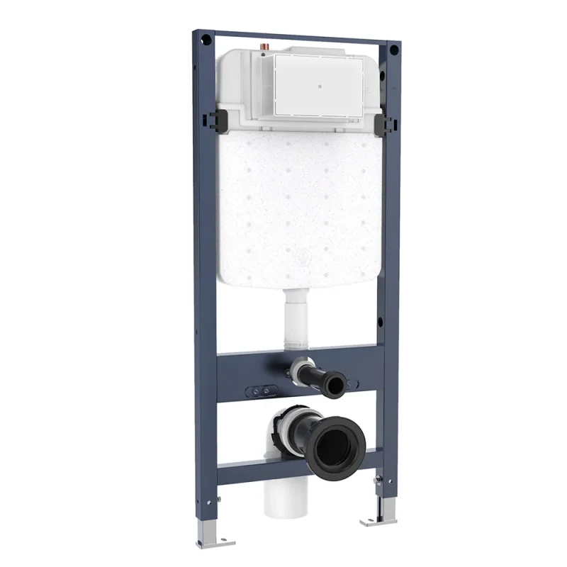 Britton Slim Depth Wc Support Frame 1.12m Height (with Dual Flush Concealed Cistern & Installation Kit) detail view - Image 2