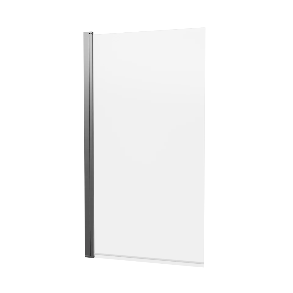 Crosswater 6mm Hinged Bath Screen 800 Slate product image - Image 3
