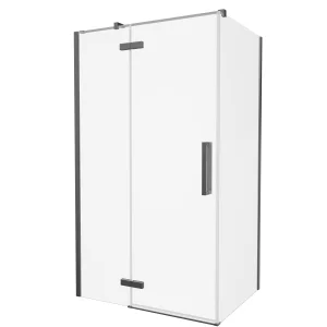 Crosswater Asura 900mm Side Panel for Soft Close Hinged Door Slate