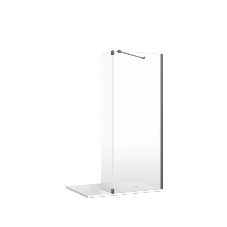 Crosswater Gallery Glass Glass Bracket Slate product image - Image 3