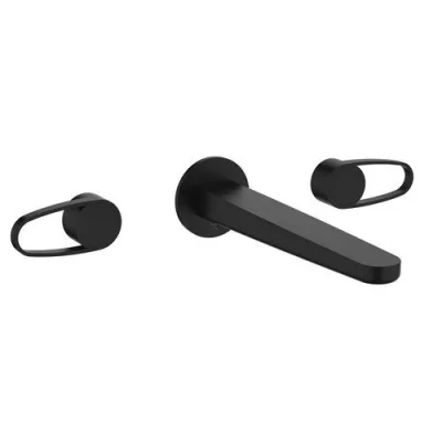 Crosswater Lazo Basin 3 Hole Set Matt Black product image - Image 2
