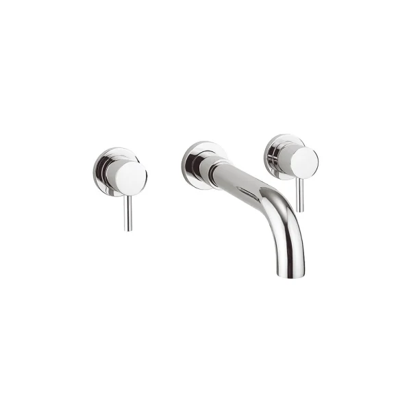 Crosswater Fusion Bath Filler Wall Mounted Chrome