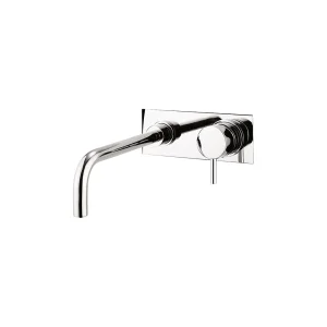 Crosswater Kai Lever Basin Set Back Plate Chrome