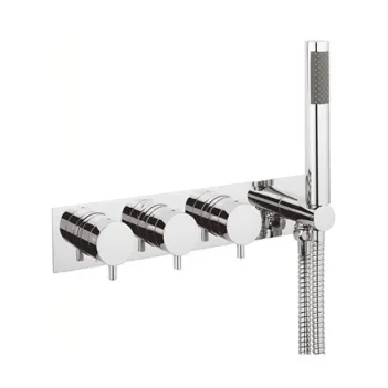 Crosswater Kai 2701 Thermostatic Back Plate Chrome detail view - Image 2