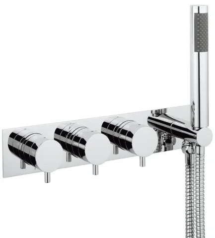 Crosswater Kai 2701 Thermostatic Back Plate Chrome product image - Image 3