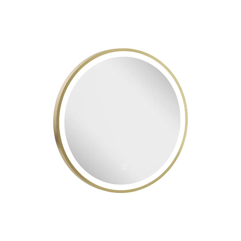 Crosswater Infinity Illuminated Mirror 500 Brushed Brass product image - Image 3