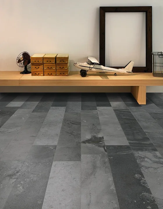 European Tiles Kensington Grey 15x90 Rectified Porcelain Tile detail view - Image 26