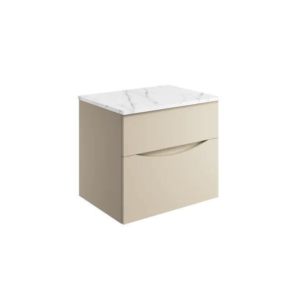 Crosswater Furniture Worktop 610 x 455mm Carrara Marble