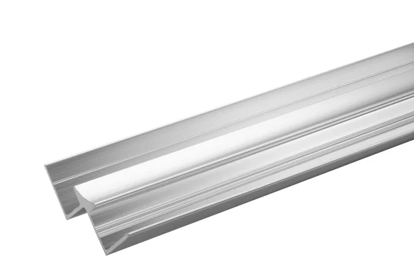 Burlington Aluminium Extrusion Internal Corner 11mm 2450mm Chrome