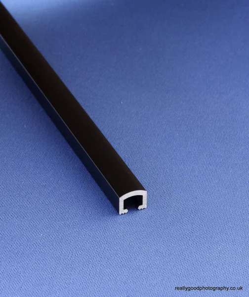 European Tiles 10mm Listello Tile Border Black Aluminium