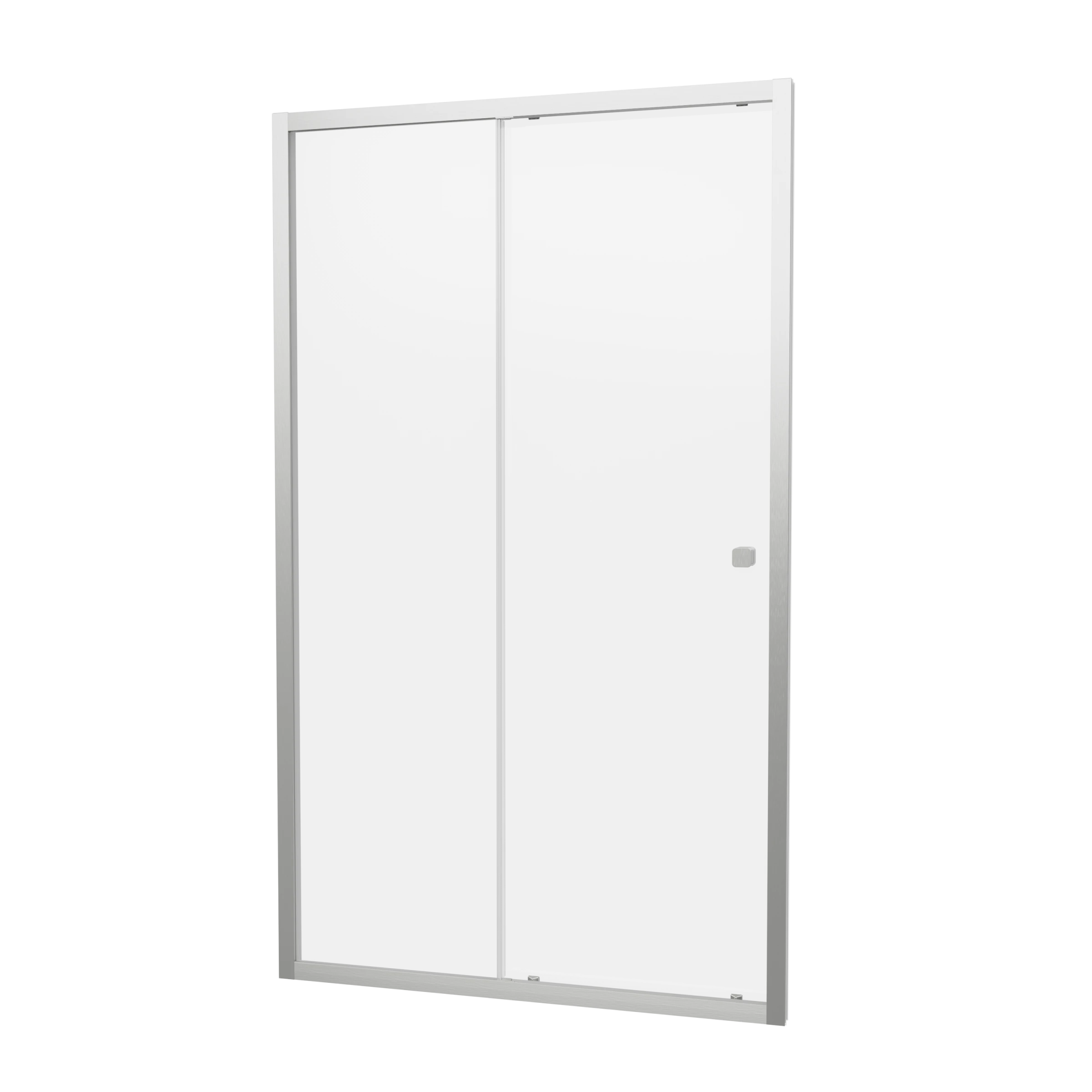 Crosswater Clear 6 Slider Single 1500 Box B Brushed Nickel