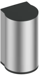Keuco Plan Touchless Sanitiser Dispenser Silver Anodized / Dark Grey