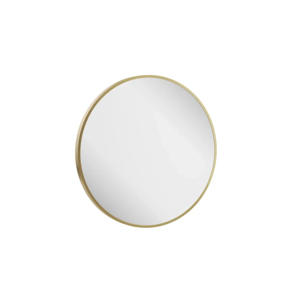 Crosswater Infinity Non-Illuminated Mirror 600 Brushed Brass product image - Image 3