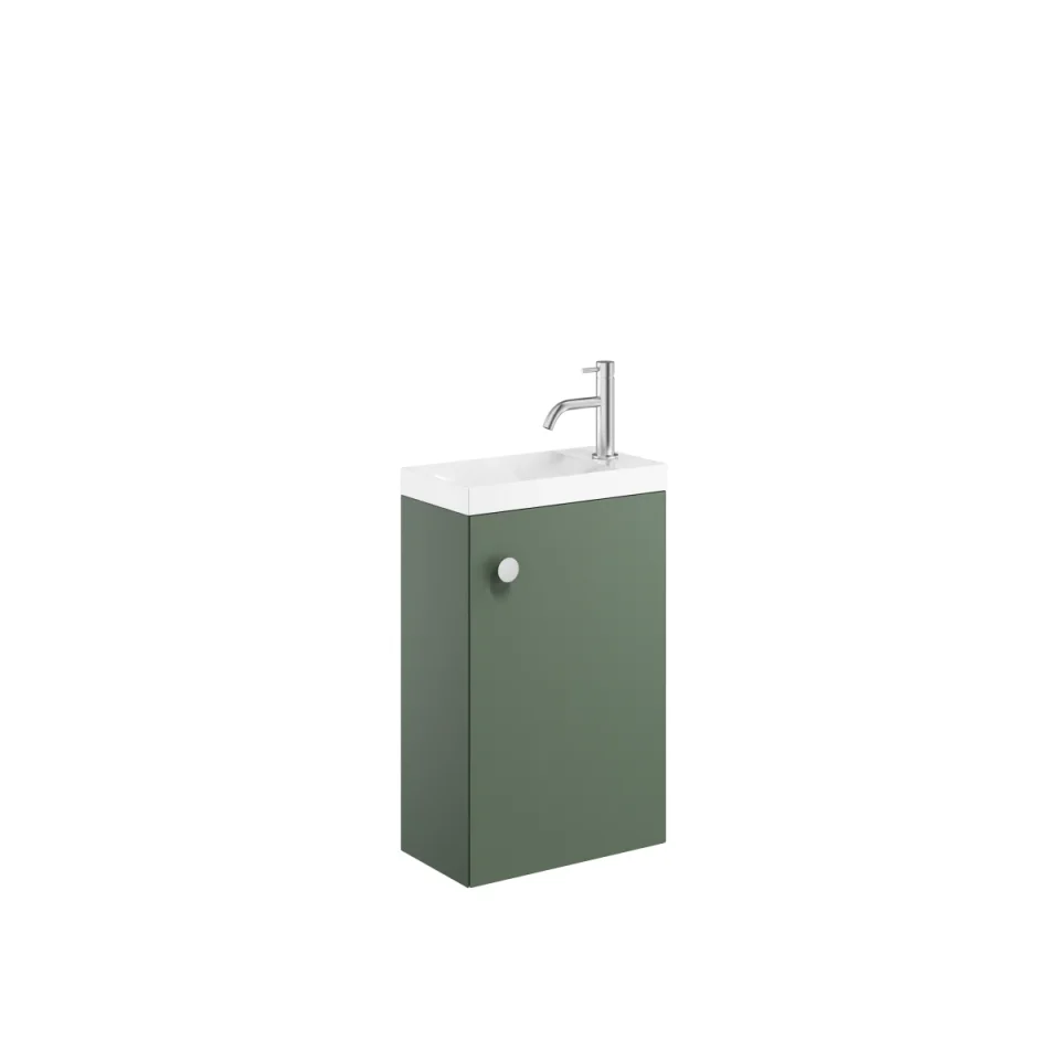 Crosswater Alo Cloakroom Unit 400 x 220mm Sage Green product image - Image 3