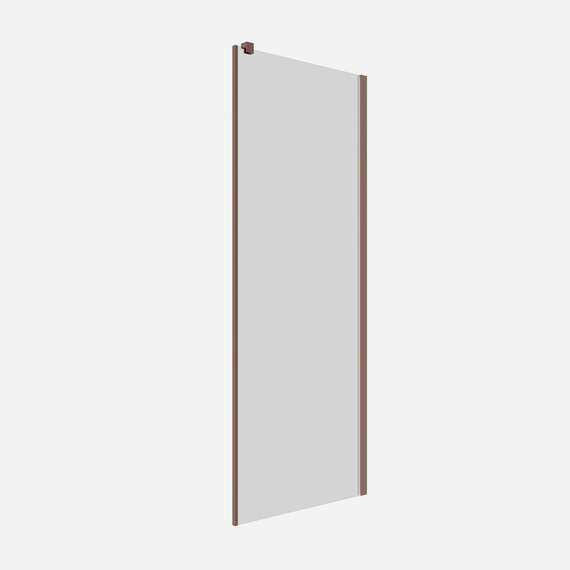 Crosswater Optix Side Panel for Pivot Inline 800 Brushed Bronze
