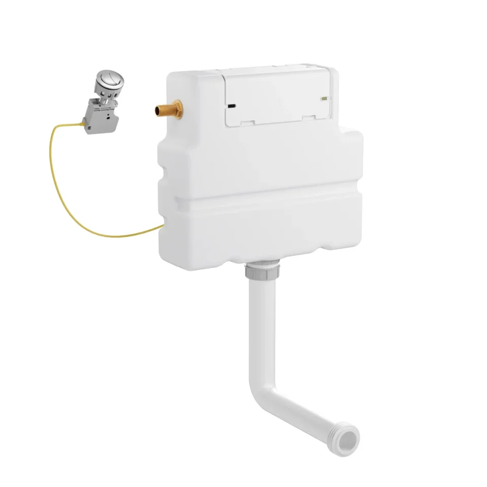 Britton Slim Line Furniture Cistern Dual Flush Chrome product image - Image 1