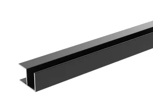 Crosswater Aluminium Extrusion External Corner 11mm 2450mm Slate