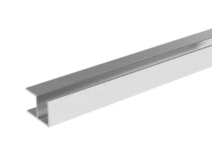 Crosswater Aluminium Extrusion External Corner 11mm 2450mm Chrome