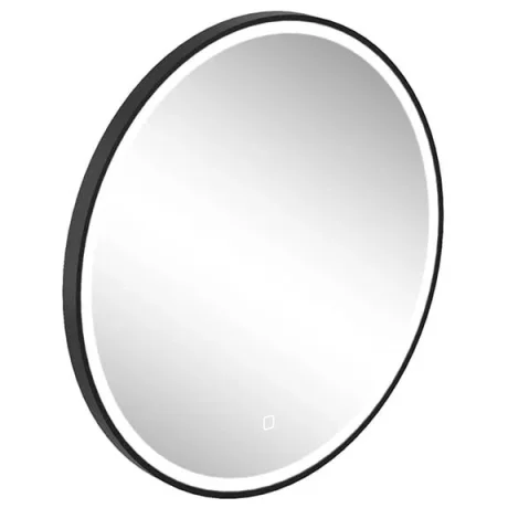 Britton Hoxton 800 Led Mirror Matt Black detail view - Image 3