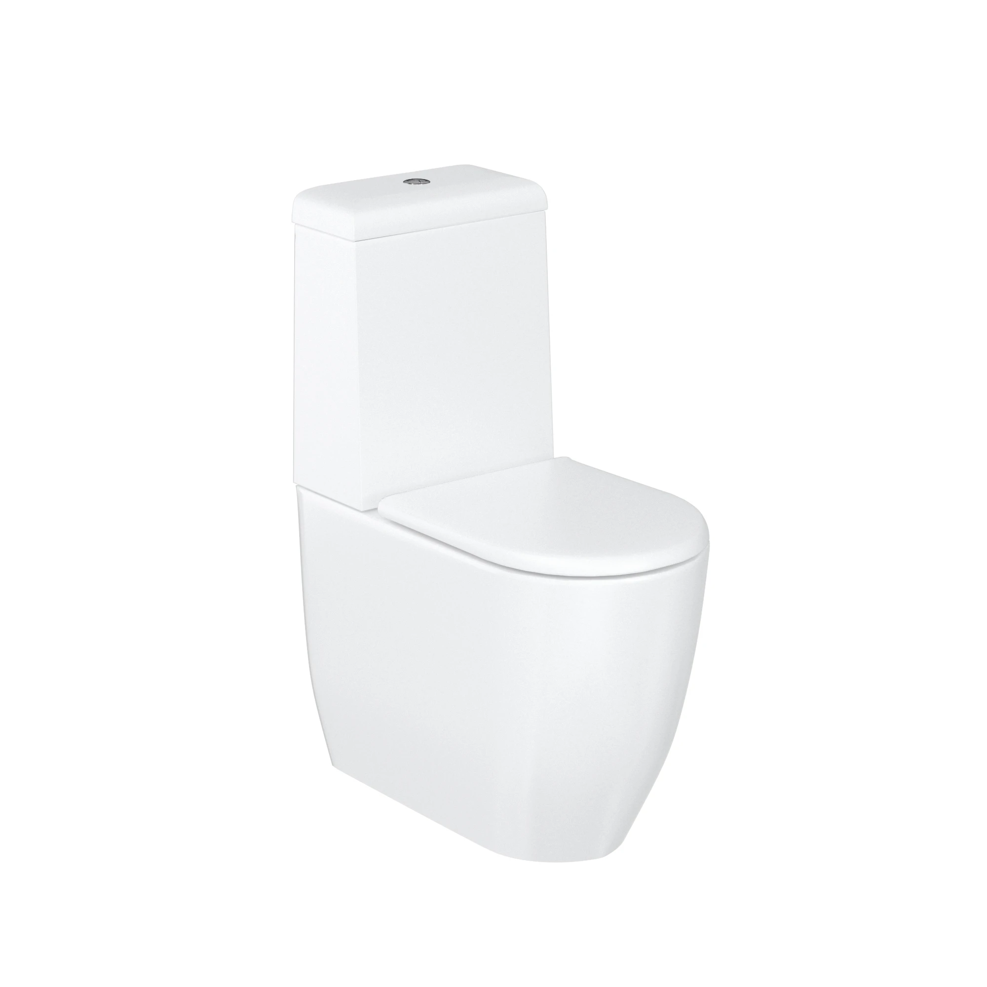 Britton Milan Cistern With Lid With Fixings Gloss White