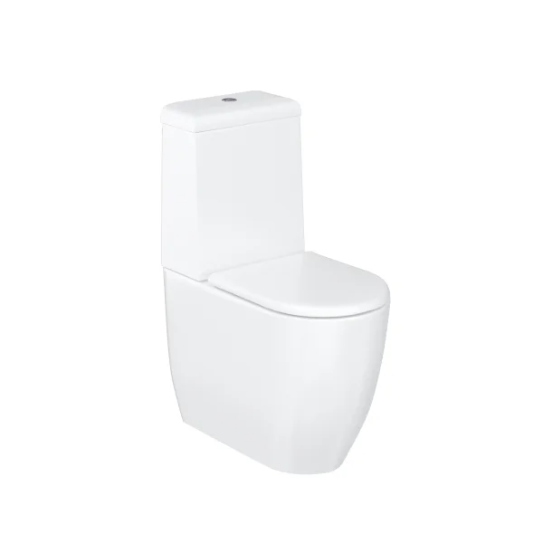 Britton Milan Cistern With Lid With Fixings Gloss White