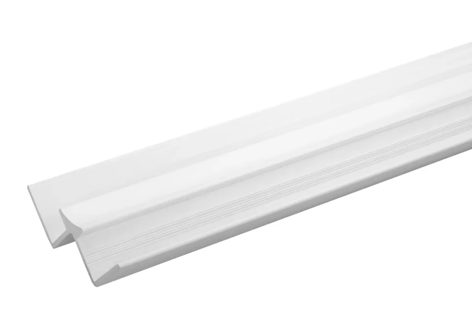 Burlington Aluminium Extrusion Internal Corner 11mm 2450mm White product image - Image 3