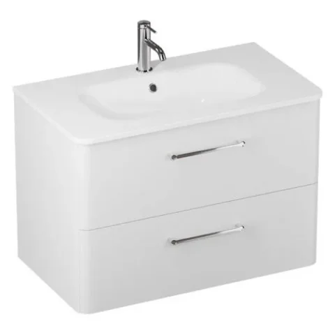 Britton Camberwell 800mm Basin 1 Tap Hole White product image - Image 2