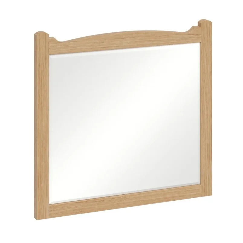 Burlington Guild Mirror 600mm Light Oak detail view - Image 4