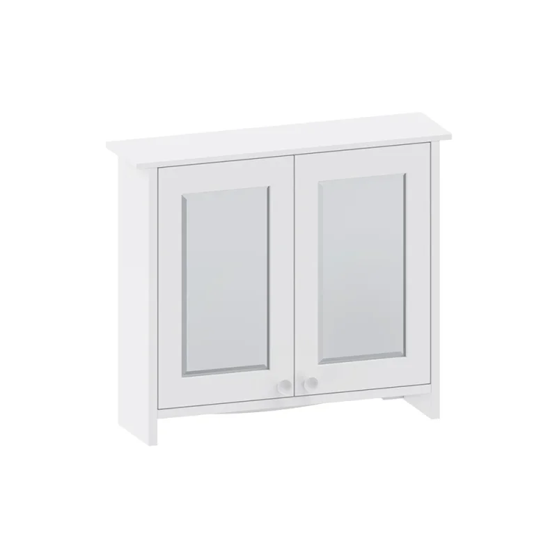 Burlington Guild Mirror Cabinet 650mm Varley White product image - Image 6