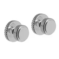 Burlington Guild Cabinet Handle Pair Chrome detail view - Image 2