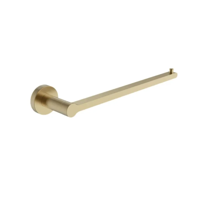 Britton Hoxton 2.0 Single Towel Holder Brushed Brass product image - Image 2