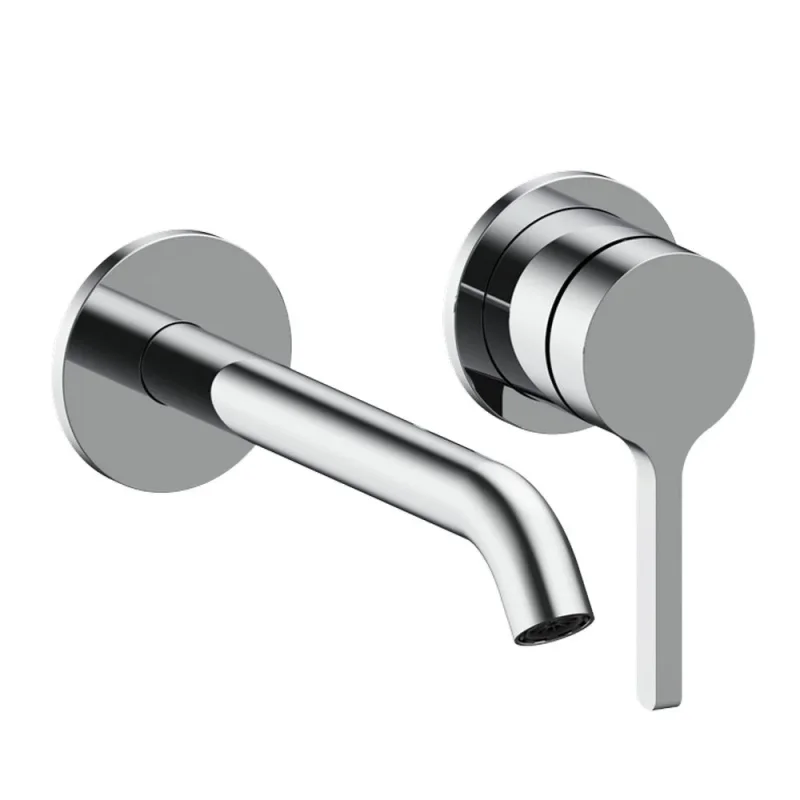 Britton Hoxton 2.0 2 Hole Wall Basin Mixer Chrome product image - Image 2