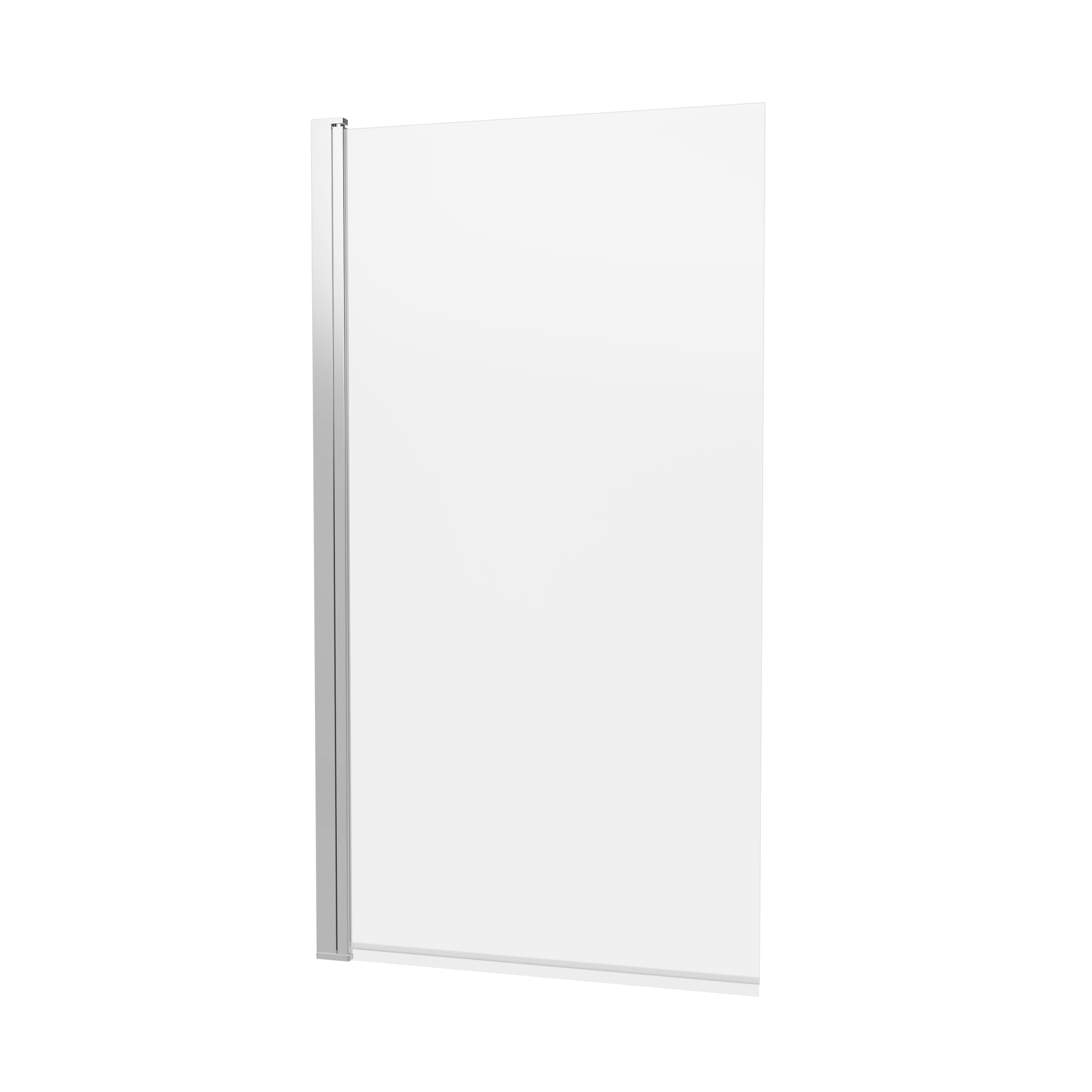 Britton Hoxton 6 Hinged Bath Screen 800 Chrome