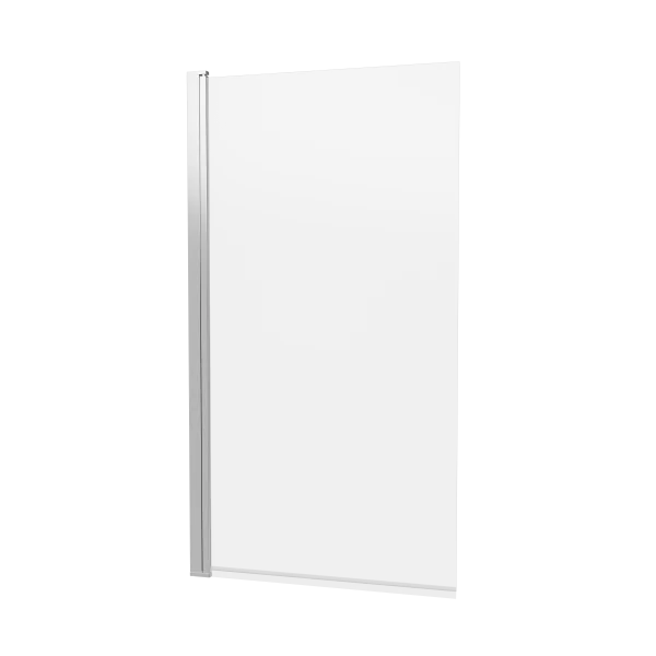 Britton Hoxton 6 Hinged Bath Screen 800 Chrome