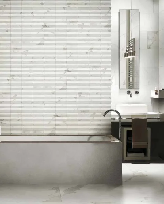 European Tiles Time Calcatta 60X60 Natural Porcelain Rectified Tile detail view - Image 4